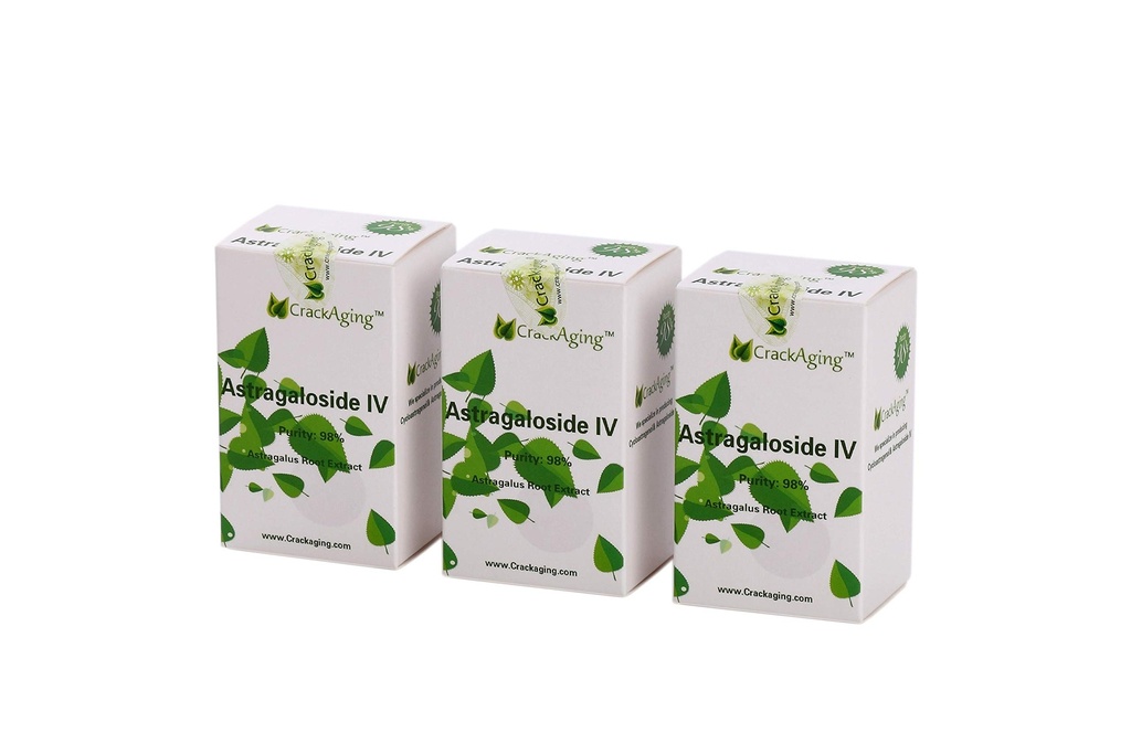 Crackaging Super-Absorption Astragaloside iv 98% 50mg/kapsel, immun støtte 180 vegetariske kapsler
