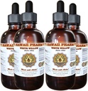 Hvit Willow flytende ekstrakt, organisk hvit Willow (Salix Alba) tørket Bark Tinktur, Herbal Supplement, Hawaii Pharm, laget i USA, 4x4 fl.oz