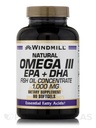 Vindmølle Omega 3 Fiskeolje 1000 mg Softgels, 90 ct