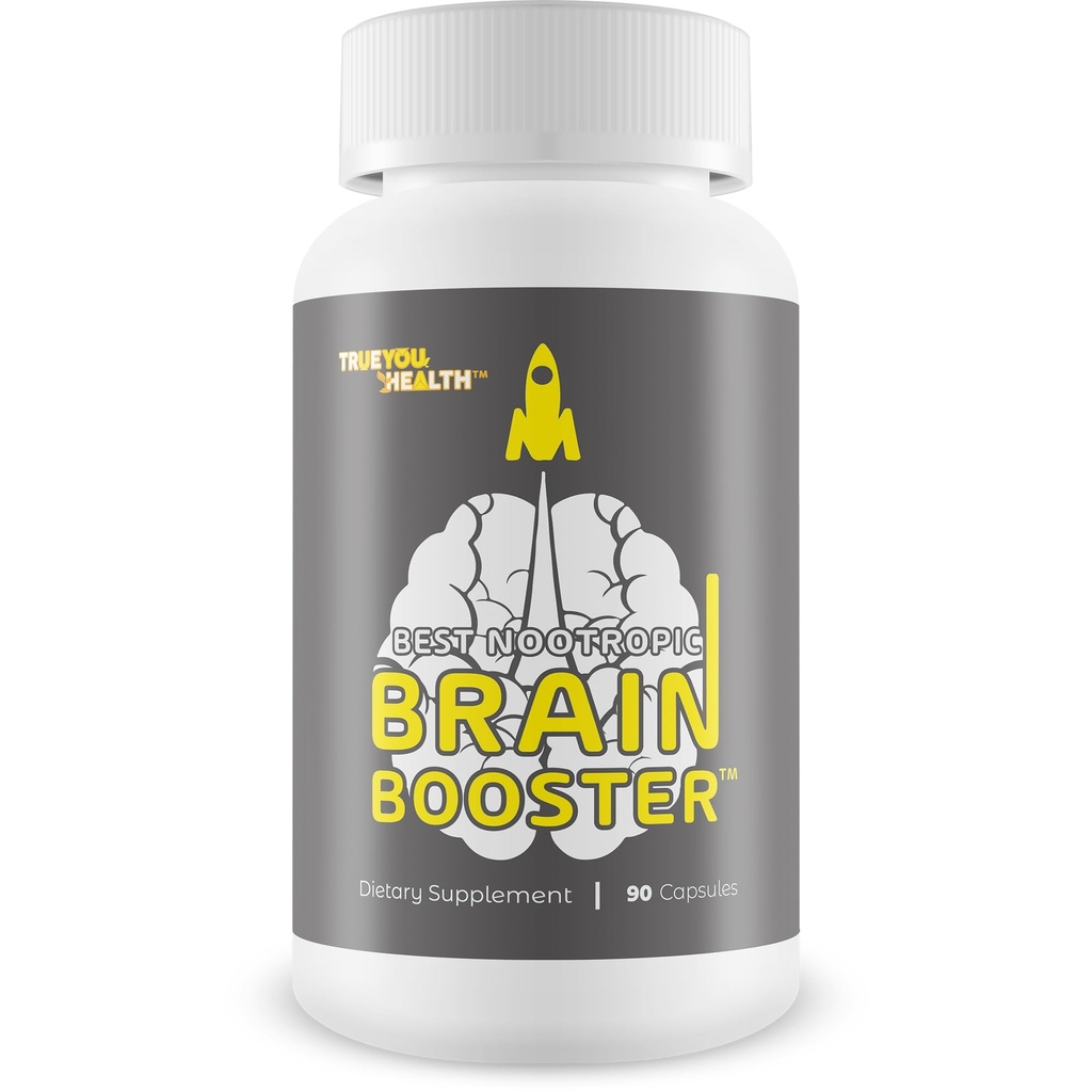 Beste Nootropic Brain Booster - for hukommelse, fokus, konsentrasjon, mental klarhet, & energi - Støtte forbedret hjernefunksjon, minneminnelse, og redusert mental utmattelse - for menn og kvinner - med Ginkgo