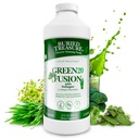 Buried Treasure Green20 Fusion - Superfood Blande med Vollagen for hud, hår og felles støtte, plantebasert, vegansk, ikke-GMO Glutenfri, Dairy-Free, Soya-Free, 32oz Flytende
