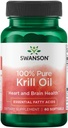 Swanson 100% ren krillolje 500 Milligrams 60 Sgels