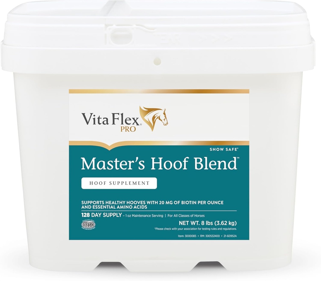 Farnam Vita Flex Masters Hoof Blend hov helse formel, 128 dagers forsyning, 8 lb
