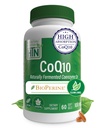 Helse Thru Nutrition CoQ-10 100mg med BioPerine 60 Softgels | Høy absorpsjon naturlig Fermentert USP Grade Coenzym Q10 Supplement | 3rd Party Testet | hjerte helse og energi støtte