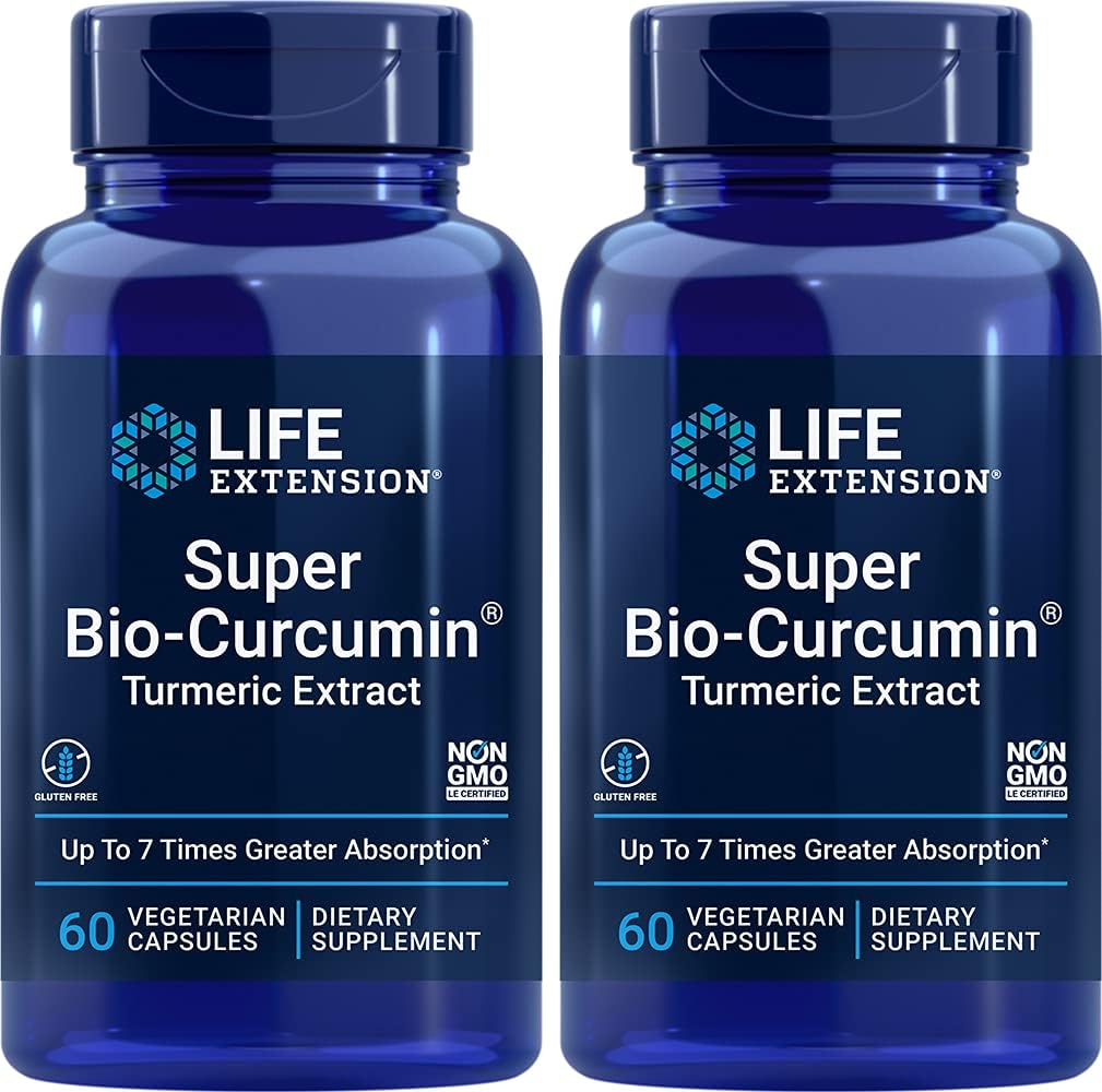 Livsforlengelse Bio-Curcumin Elite 400 mg 60 Vegetariske kapsler (2 pakke)
