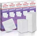 HEALQU 1000 Gauze Pads 2x2" - myk ikke-vevde 4-Ply for tannutvinning og tannprosedyrer - ikke-sterile firkantsponger for førstehjelp, kirurgisk, og sårkjoler (5 pakker på 200)