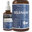Selenium - 200 mcg, Selenometionine Form, 300 Services - Vegan, Glassflaske, Yeast Free - Sublingual flytende konsentrat - Antioksidant, støtter immunitet, Thyroid helse (2 oz.)