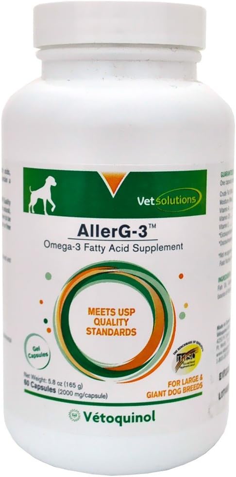 Vetoquinol Care Triglycerid Omega Supplement for store gigantiske avler (60 kapsler)