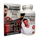 Yngre sterkere hard og beard gro 100% naturlige ekstrakter 60 tabletter