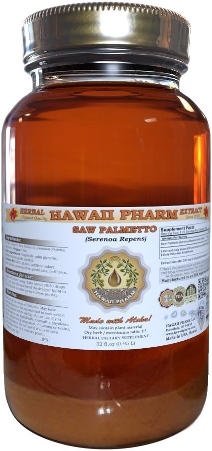 Saw Palmetto (Serenoa Repens) Liquid Extract 32 floz