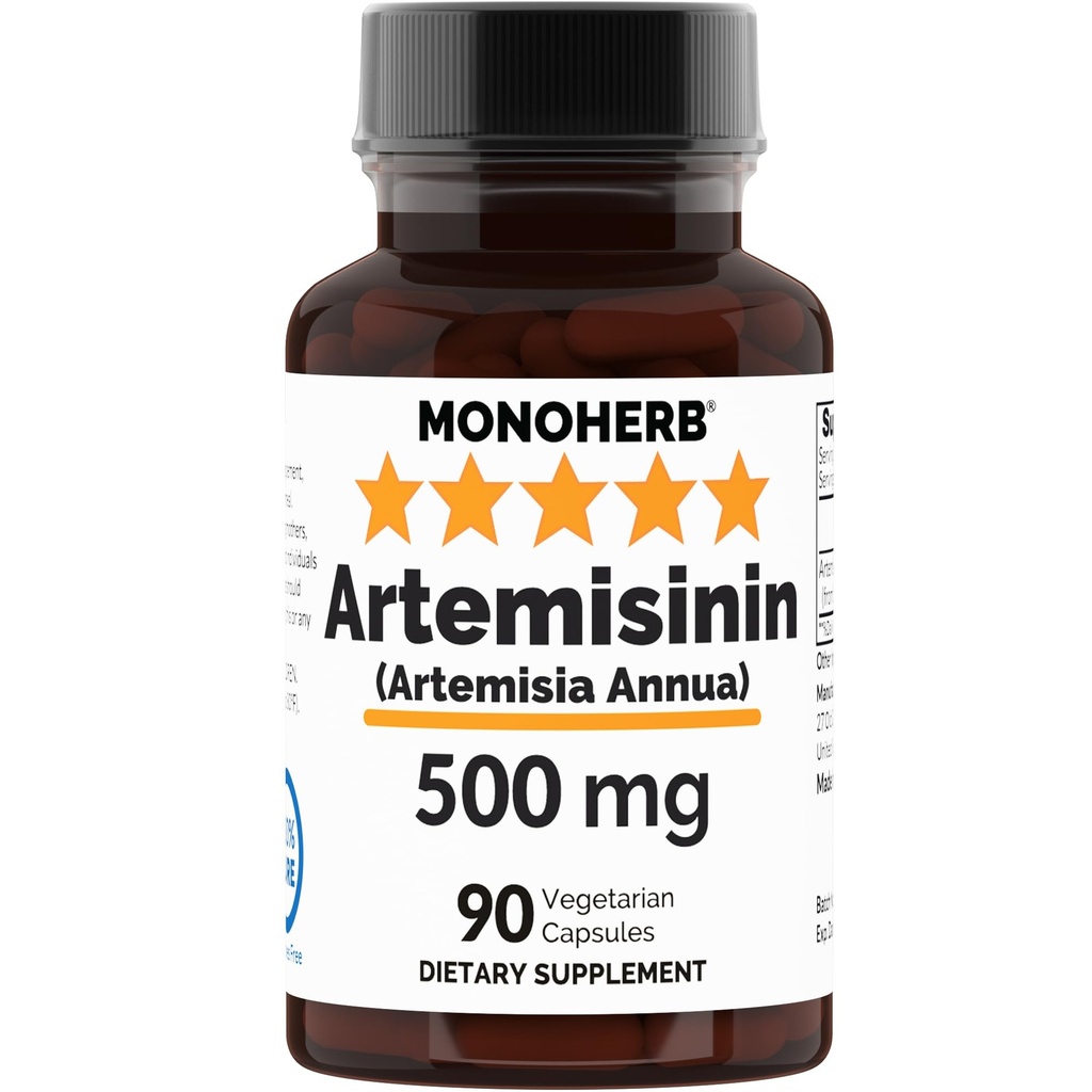 MONOHERB Artemisin (Artemisia Annua) 500 mg - 90 Veggie Capsules
