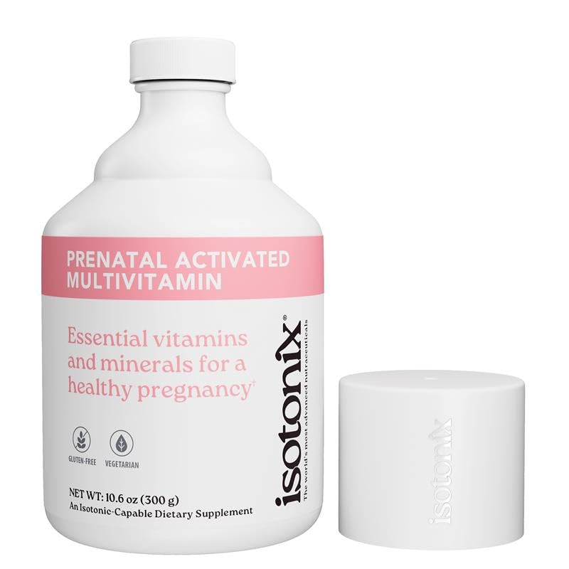Isotonix Prenatal Aktivert multivitamin, vitaminer, bidrar til å bidra til sunn graviditet, bidrar til å opprettholde normalt blodtrykk, bidrar til å opprettholde sunn hud og hår, marked Amerika (45 Services)
