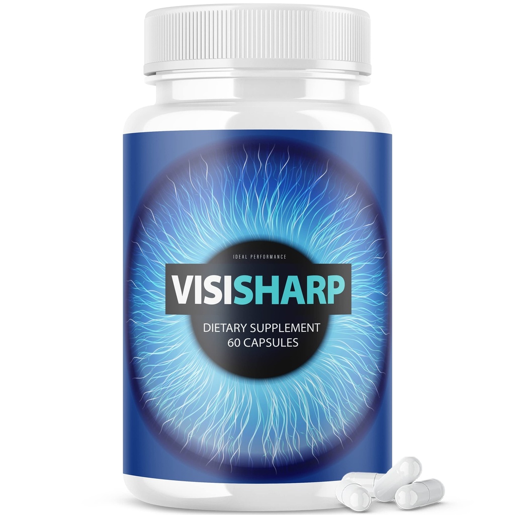 Visisharp Avansert Eye Health Formula for Eyes Pills Visi Sharp Supplement (60 kapsler)