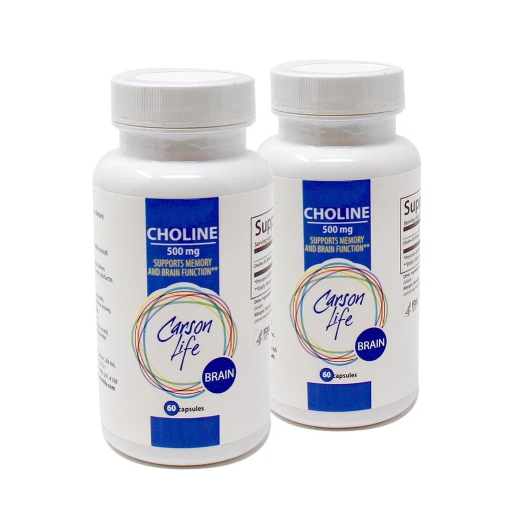 Carson Life Choline - 60 kapsler - 2 pakke