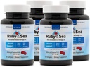 Marine Oil Supplement - Alle naturlige Calanus olje, Astaxanthin, Omega-3 og fettsyrer - hjerte og hjerne Helse ernæringstilskudd - 4 Pack
