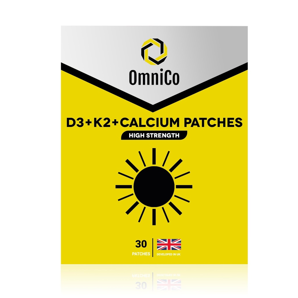 OmniCo - D3 + K2 + Kalsiumplaster – 30 Pack