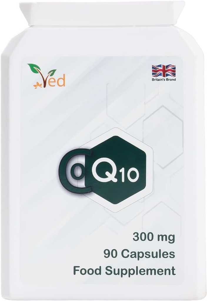 Ved Best høy absorpsjon CoQ10, Vegetarisk, Glutenfri, Kosttilskudd, 300 mg 90 Veggie kapsler