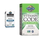 Livshage Dr. Formulert Probiotika Platinum Series Restore 200 milliarder CFU & Vitamin B Complex - Vitamin Code Raw B Complex - 120 Vegan Kapsler