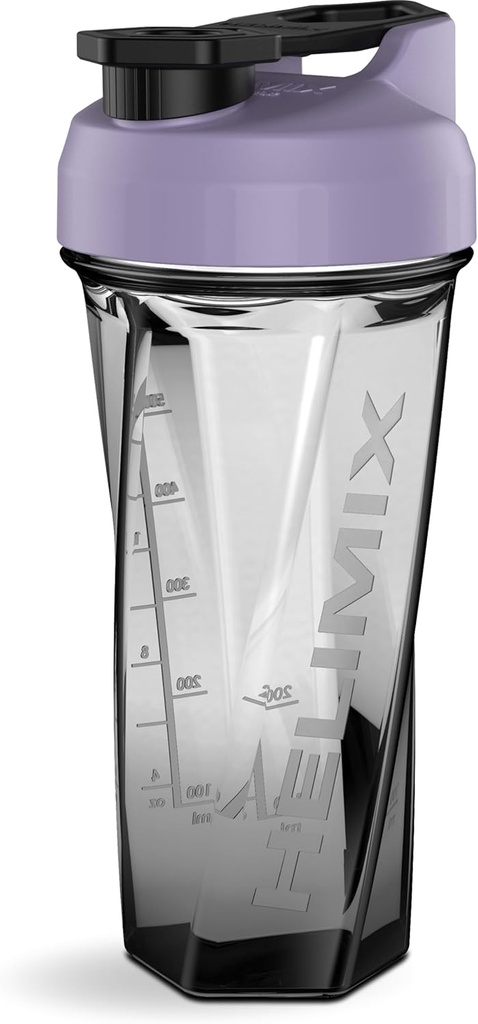 HELIMIX 2.0 Vortex Blender Shaker Flaske holder opp til 28oz | Ingen blandingskule eller Whisk | USA laget | Bærbar pre trening Whey Protein Drink Shaker Cup | Blander Cocktails Smoothies Shakes | Topp Rack Safe