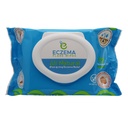 Eczema Flare Wipes® - All-Natural Fast Acting Eczema Relief, Anti-Tick, Reduserer inflammasjon og beskytter hudbarriere, sotter og hindrer fremtidsflare, pH-balansering, behagelig on-The Go-løsning 72ct