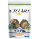 Happy Andes organisk svart ren og rå Maca rotpulver ikke-GMO, USDA for energi og trening, ytelse og humør for menn og kvinner, Glutenfri, peruansk supermat, blå, 16 oz