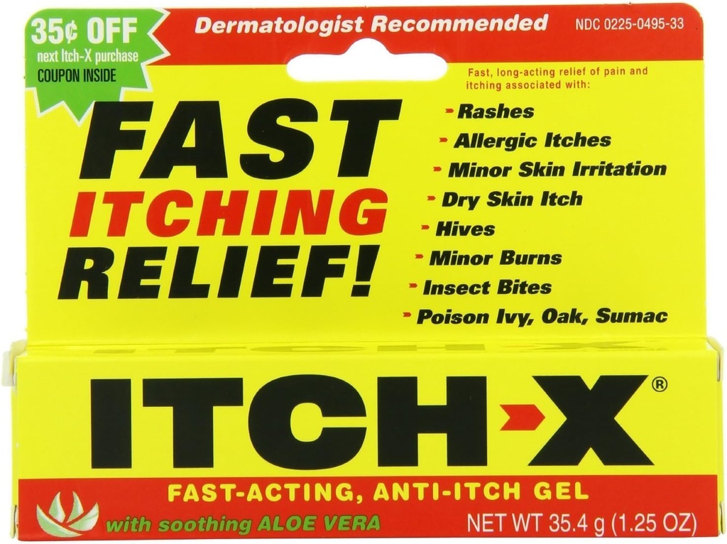 Itch-x Anti-Itch Gel med Aloe Vera, 3 greve