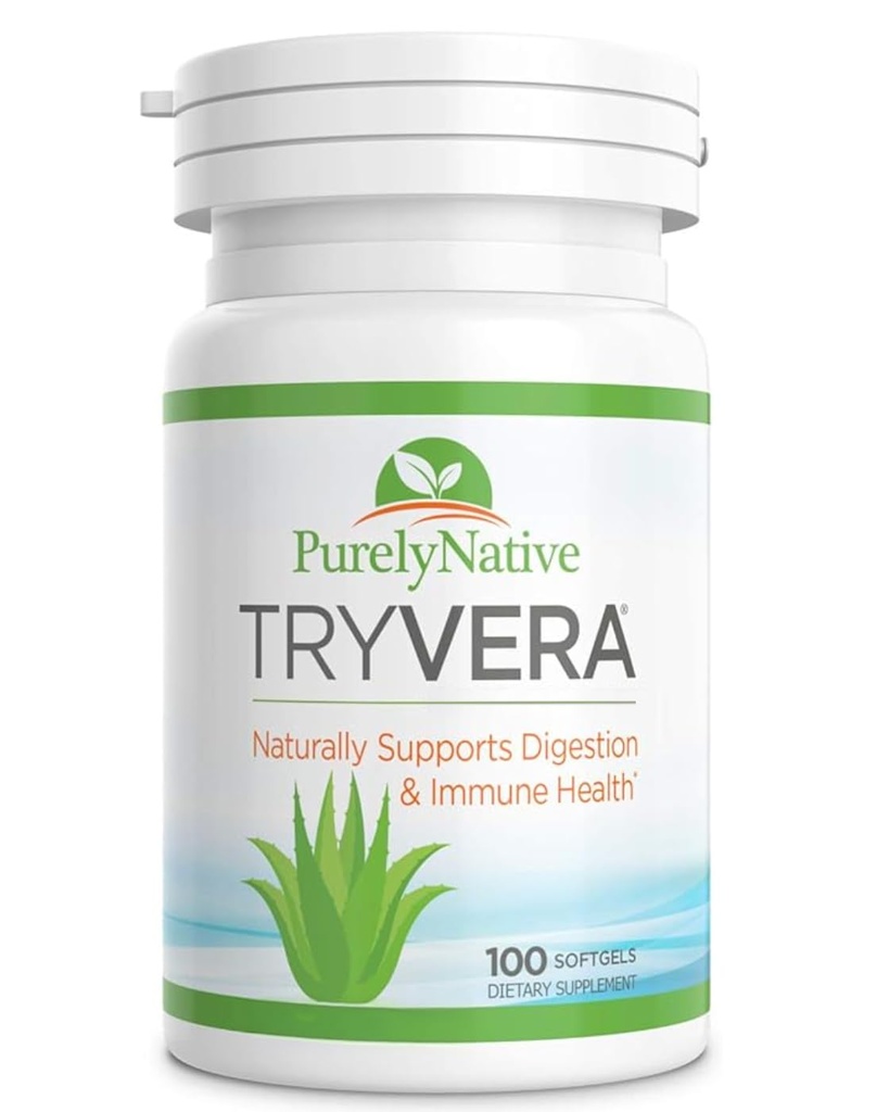 Aloe Vera Gels - Støtter for interstitiell cystitt, leaky Gut, parabol, irritabel Bowell syndrom, Ulcerativ kolitt - 100 Softgels