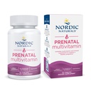 Nordic Naturals Prenatal Multivitamin for kvinner - Daglig vegetarisk prenatal vitaminer - 22 essensielle næringsstoffer, inkludert B6, folat og jern - 60 tabletter - 30 serveringer
