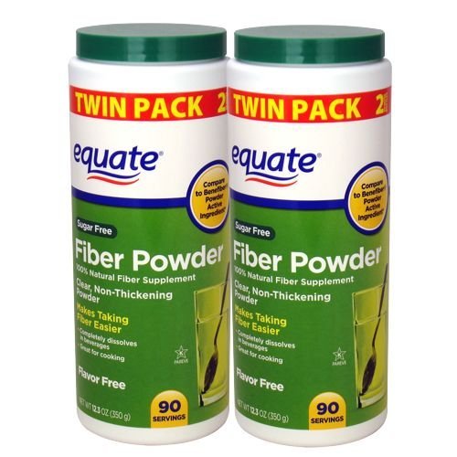 Nøyaktig sukkerfri fiberpulver - 90 serveringer, 12,3 oz (2 pakke)