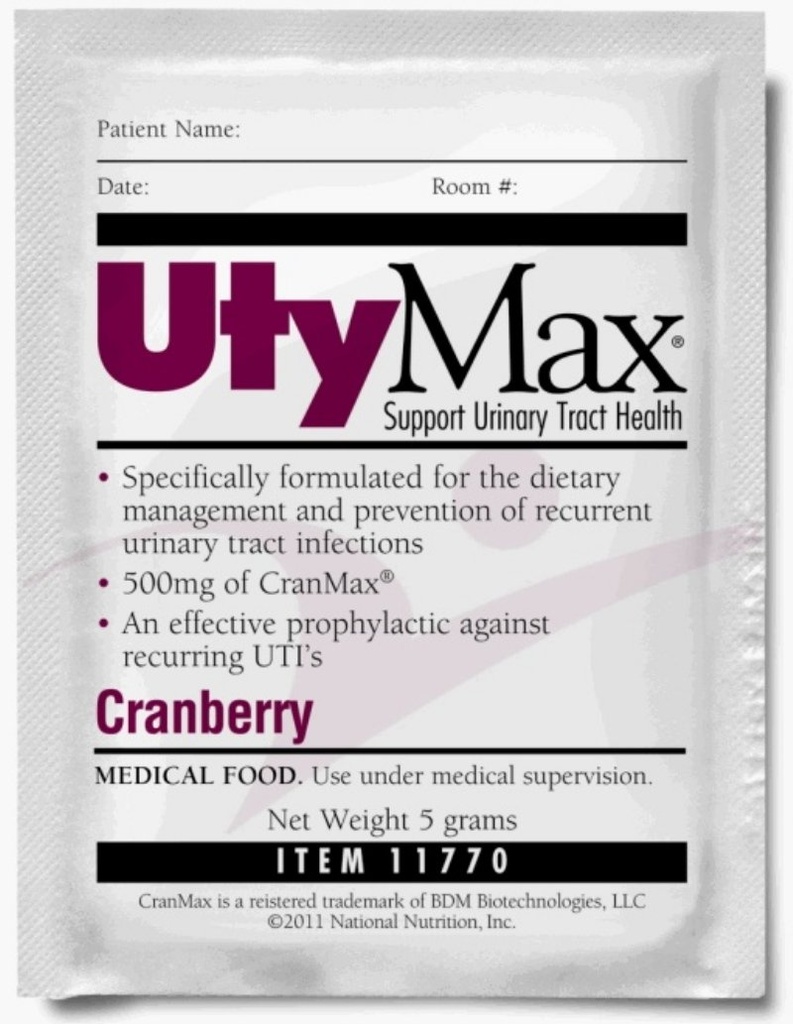 UtyMax Cranberry Drink Mix (Supplemen PWDR, UTYMAX, 5 GRAM PKS) 60 Hver / sak