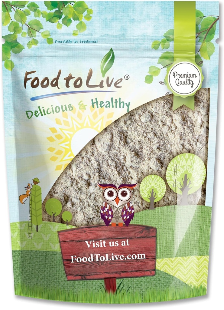 Mat å leve - Psyllium Husk pulver, 1,5 pund - ren, Kosher, Vegansk, Keto, Uslavorert, Finely Ground, Bulk, Blander Vel, Rik på Oppløselig Fiber
