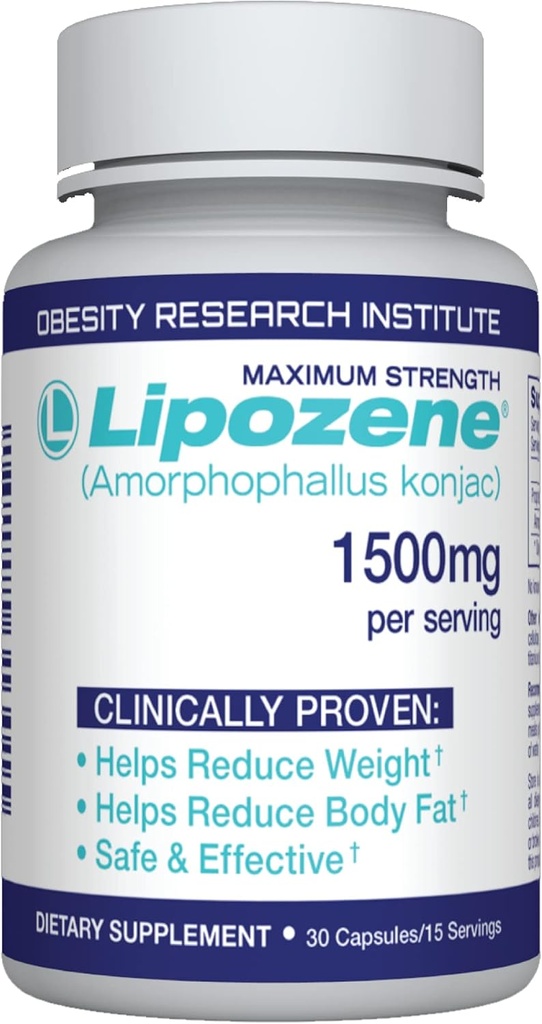 Lipozene® Dietttap Kosttilskudd - 1 flaske 30 Kapsler -