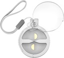 Holdbar pille Splitter, presis dobbel Blade Aluminum Pill Cutter for små og store piller, Kompakt pille saken med Lanyard for reise, daglig bruk