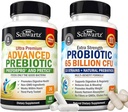 65 milliarder CFU Daily Probiotic Supplement (1 måned forsyning) Plus avanserte prebiotiske gut helse supplement (1 måned forsyning)