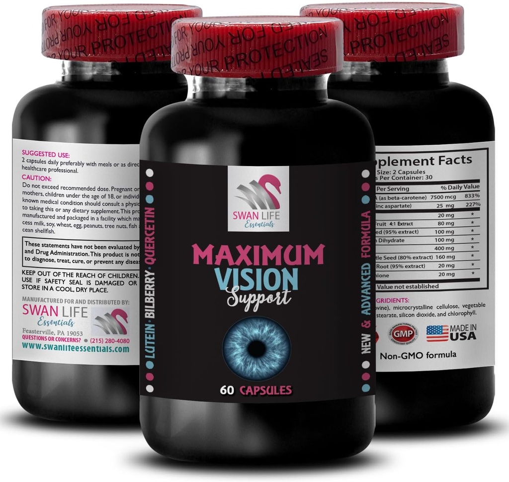 Crisp detalj - EYE VISION SUPPLEVENT - Sharp fokus, Øye støtte, Klarhetsforsterkning, Lyse detaljer, Fokus fordel, Visual klarhet, Fokuslinse, Precision fokus, Bedre syn 1 flaske 60 kapsler