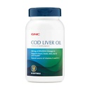 GNC Cod Liver Oil Omega 3 Supplement, 260 mg EPA og DHA, støtter hjerte, hjerne, hud, øye og felles helse, 90 Softgels