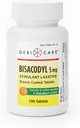 GeriCare Bisacodyl 5 mg Laxative Coated Tablet  Generic Generisk for Dulcolax | Stimulant Laxative | Gentle Overnatting Hydrogen relief 100 (pakke med 1)