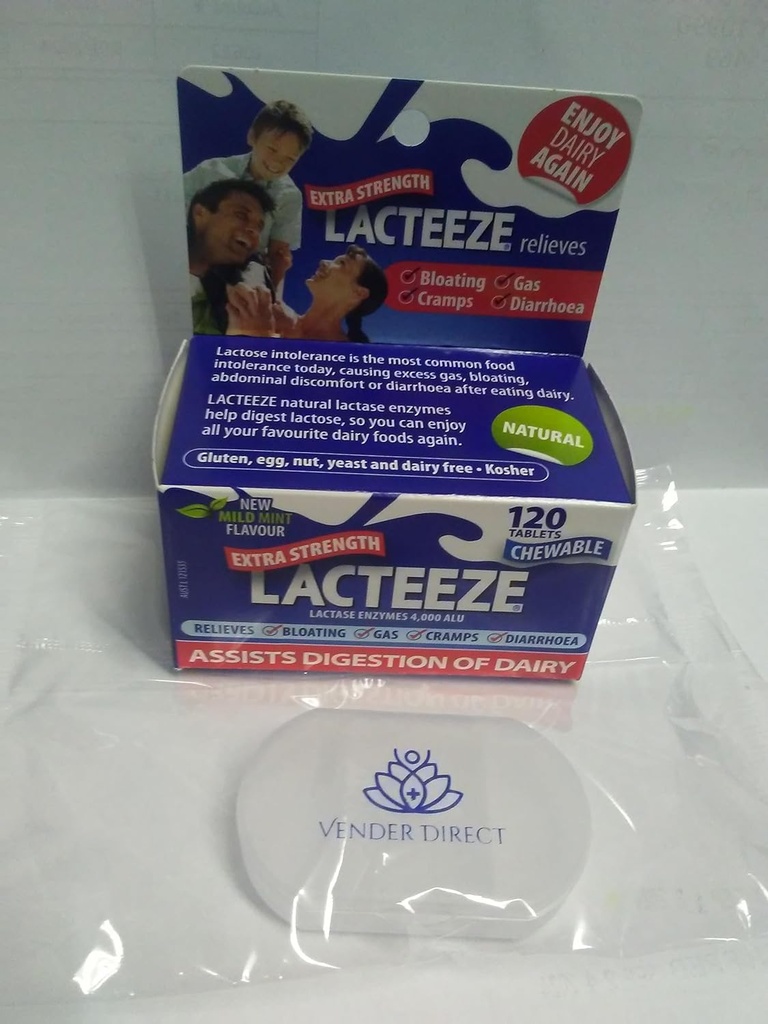 Lacteeze ekstra styrke 4000 ALU, med pille saken