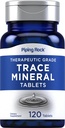 Piping Rock Trace Minerals kosttilskudd ® 120 tabletter | Terapeutiske Grade | piller for menn og kvinner | Ikke GMO, Glutenfri