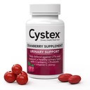 Cystex Cranberry Urinal Helse Supplement - 3-i-1 UTI Beskyttelse med probiotika, prebiotika, og vitamin C - støtter Vaginal pH, Yeast Balance, & Urinal Helse - Rask aksjon - Sukkerfri - 75-land