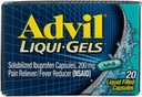 Advil Pain Reliever / Fever Reducer Liqui-Gels 20 CP - Kjøp pakker og lagre (pakke med 2)
