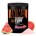 Animal Fury Pre Workout pulver - Vannmelon, 350 mg koffein, BCAA Aminosyrer, 2g Beta Alanine, Citrullin & Tyrosin, energi, fokus, styrke, utholdenhet, Forarbeidelse for menn og kvinner, 20 serveringer