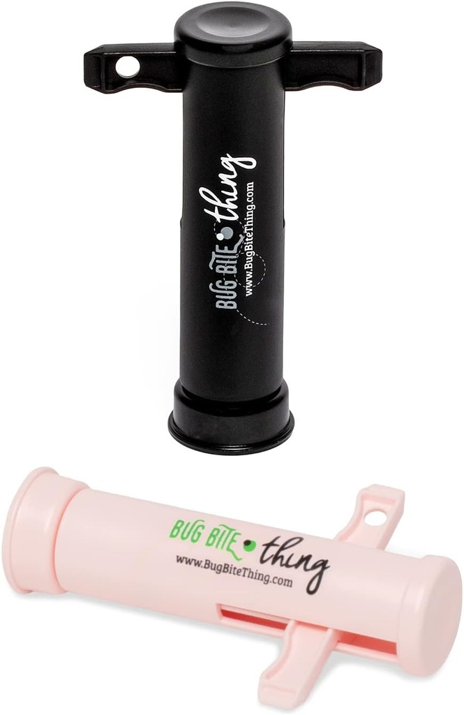 Bug Bite Ting Suction Tool - Bug Bites og Bee/Wasp Stings, Naturlig Insect Bite Relief, 2-Pack, 1 Svart / 1 Pink