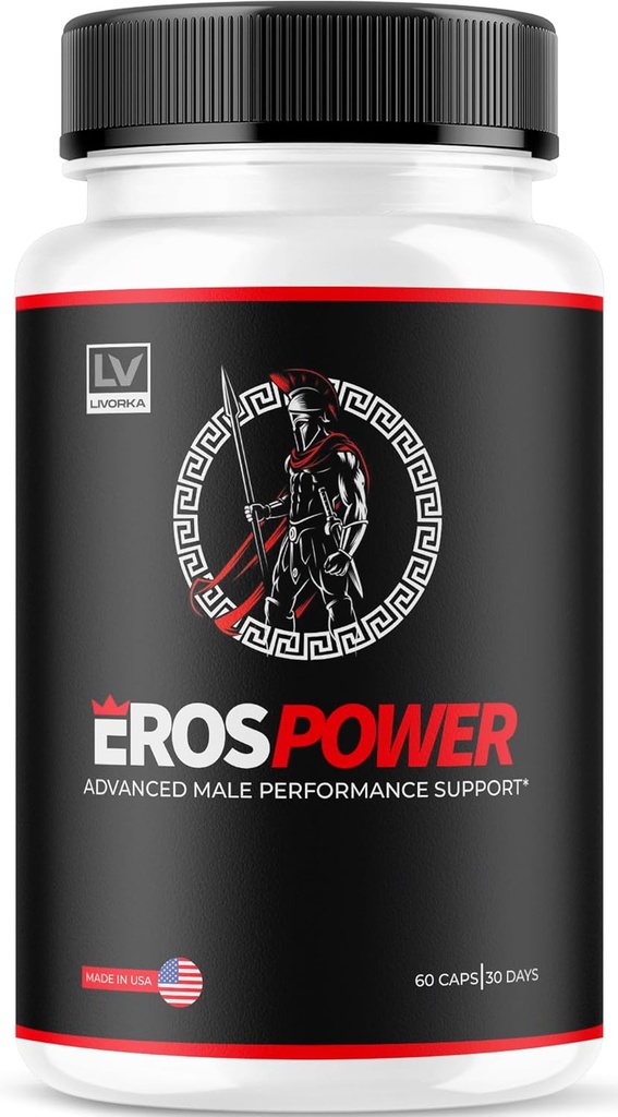 Eros Power Supplement - Eros Power Supplement for menn, Eros Power, Eros Powder Supplement, ErosPower Advanced Formula, Eros Power Capsules for menn, Eros Power Pills, 60 Kapsler i 1 måned