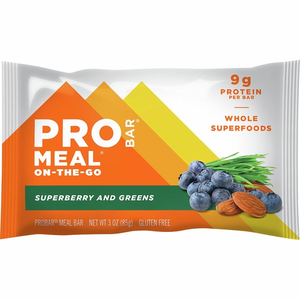 Probar Måltid Bar - 12-Pack Superberry & Greens, En størrelse
