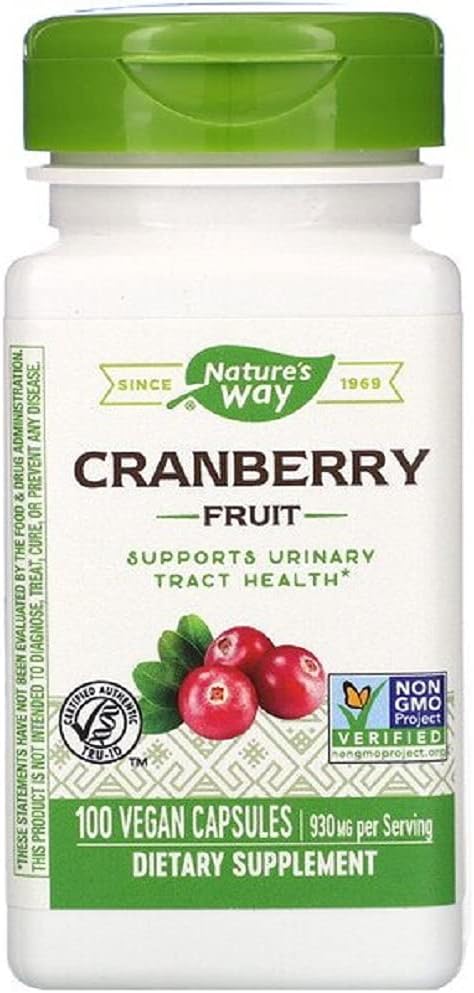 Naturens måte Cranberry frukt, 465 mg, 100 Cap