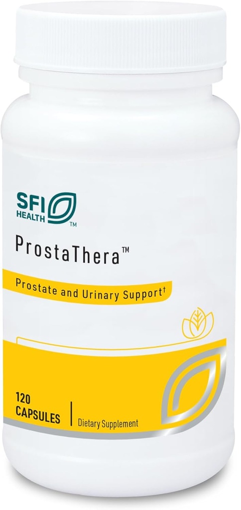 Klaire Labs SFI Helse Prostathera - Prostata Supplement for menn med såld Palmetto, Pollen, Nettle, Pygeum & Minerals - Glutenfri kosttilskudd for å støtte Prostate & urinhelse (60 tabletter)