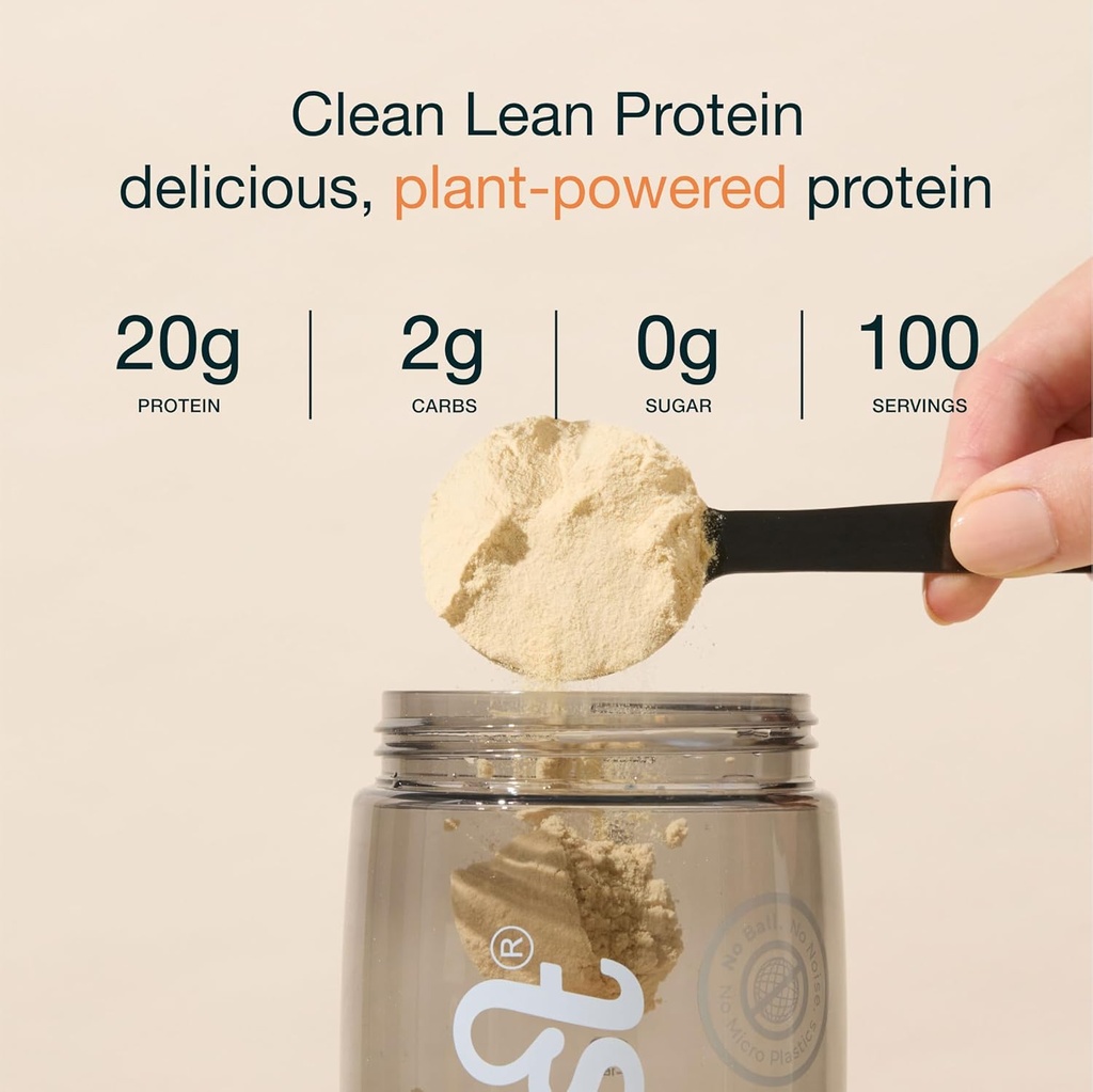 Nuzest - Pea Protein Powder - Clean Lean Protein, Premium Vegan Plant Basert Protein pulver, Dairy Free, Glutenfri, GMO Gratis, Protein Shake, Rik Sjokolade, 100 Serveringer, 5,5 lb