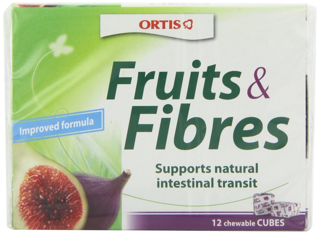 Ortis - Digestiv helse - Fruit & Fibres - lett - 120g