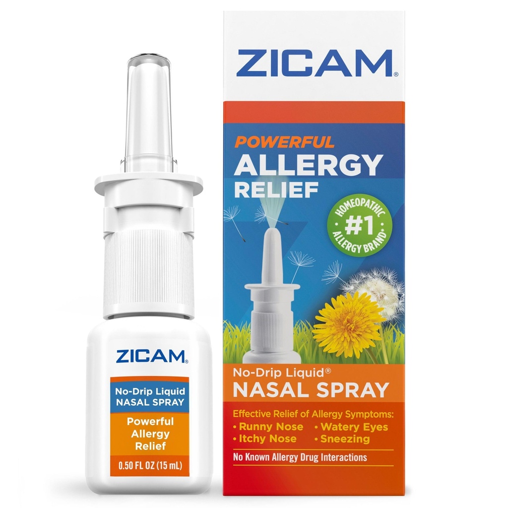 Zicam Allergy Relief No-Drip Flytende Nasal Spray Ikke-Drowsy, 0,5 Ounce
